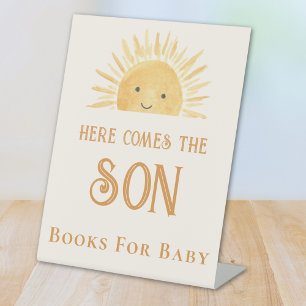 Signe De Table Livres Pour Baby Sun Baby shower