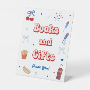 Signe De Table Livres pour cadeaux de Baby Shower Fille pour le 4