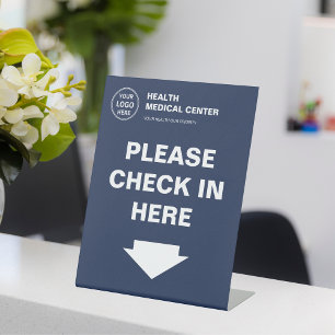 Signe De Table Logo Clinique Médicale de soins de santé Enregistr