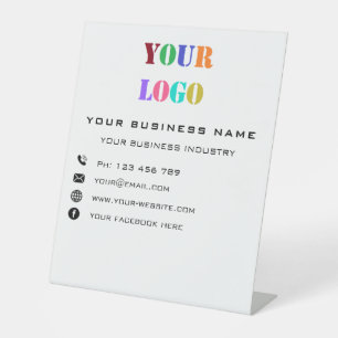 Signe De Table Logo d'entreprise promotionnel personnalisé