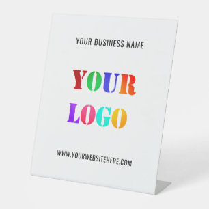 Signe De Table Logo personnalisé Votre bureau d'affaires personna