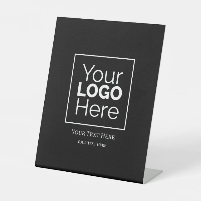 Signe De Table Logo professionnel personnalisé (Recto)