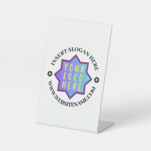 Signe De Table Logo Simple Modern Professional Créez Votre Propre