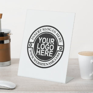 Signe De Table Logo Simple Modern Professional Créez Votre Propre