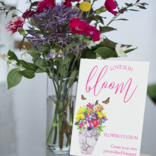 Signe De Table Love In Bloom Floral Mariage Station