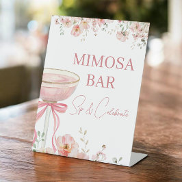 Signe De Table Love in Bloom Mimosa Bar Bridal Shower