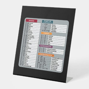 Signe De Table mac raccourci macos ordinateur geek technologie ap