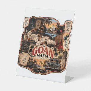 Signe De Table Mafia Goanais – Fierté de Goa