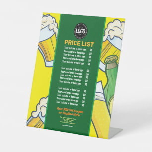 Signe De Table Magasin de Bière Personnaliser l'entreprise