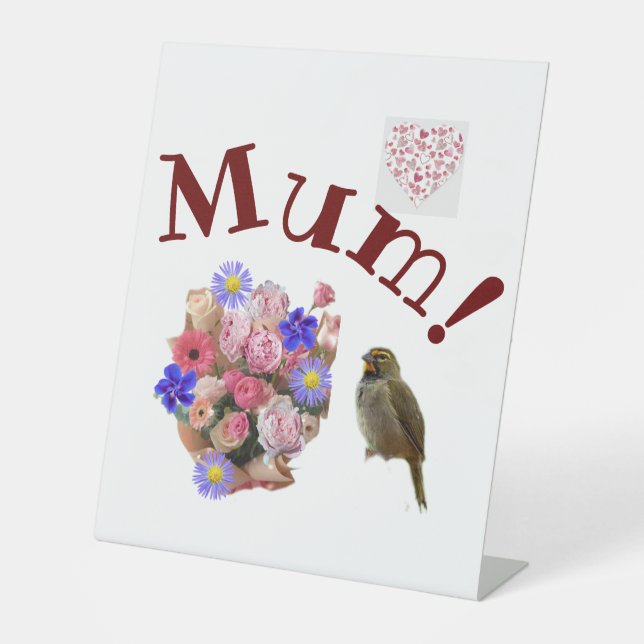 Signe De Table Maman ! (Recto)