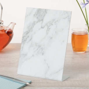 Signe De Table Marbre Blanc