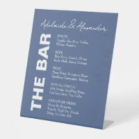 Mariage Aquarelle Moderne Bleu Côté Plage Côtière