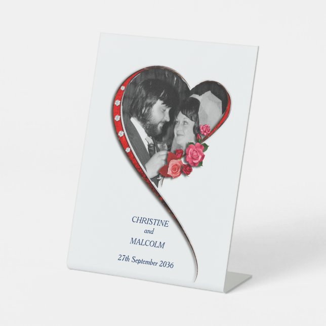 Signe De Table Mariage cardiaque (Recto)