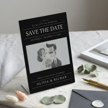 Mariage de couple de dessin animé élégant noir et