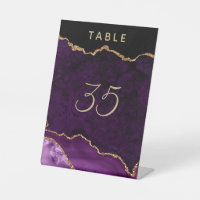 Mariage de géoode d'âge d'or violet