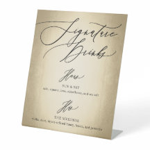 Mariage de signature de script de calligraphie