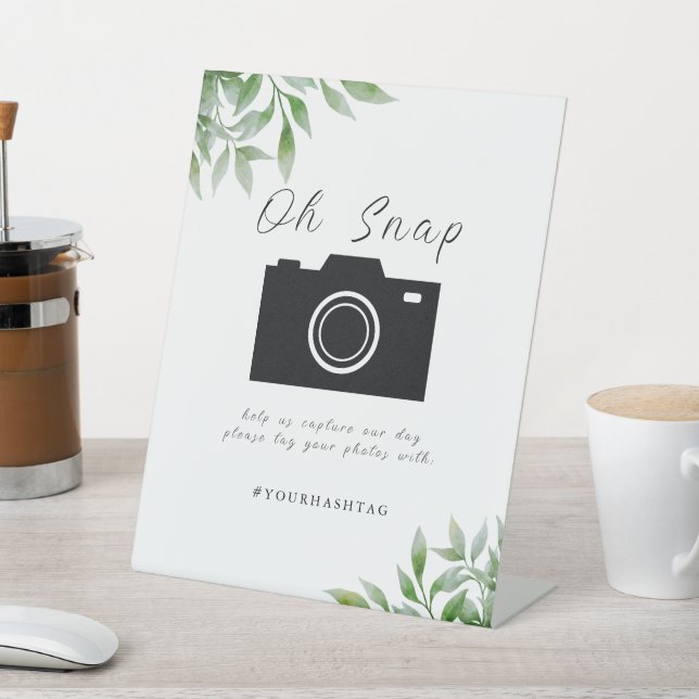 Signe De Table Mariage Feuille de l'Eucalyptus (In SItu)