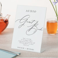 Mariage personnalisé Audio Téléphone Livre d'or