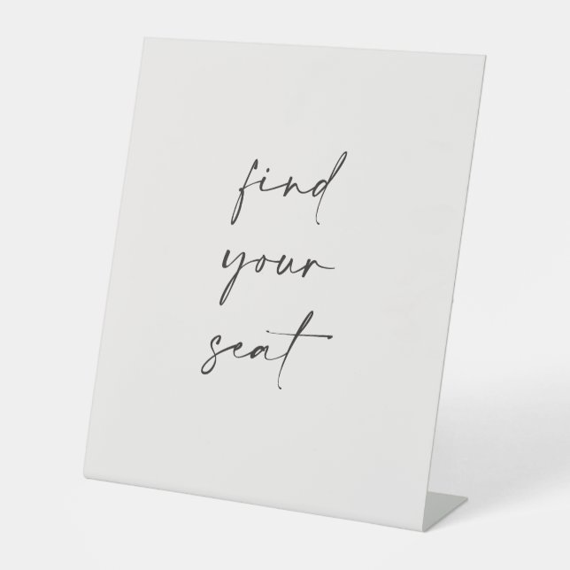 Signe De Table Mariage Siège Piédestal Signal Réception C100 (Recto)