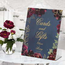 Marine Bordeaux Jewel Tones Mariage