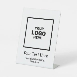 Signe De Table Marque de logo de l'entreprise