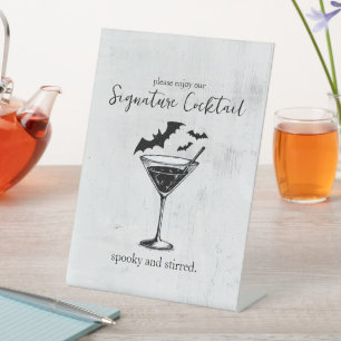 Signe De Table Martini Bats Signature Boisson