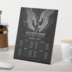 Signe De Table Massage Thérapie Healing Main Energy Spa Liste des