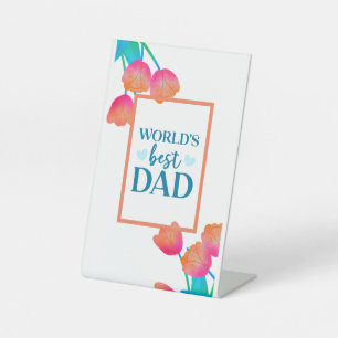 Signe De Table Meilleur papa meilleur cadeau de jour père