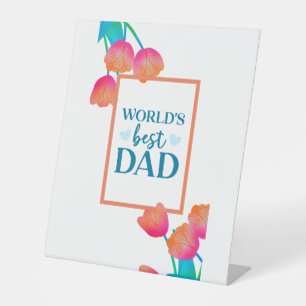 Signe De Table Meilleur papa meilleur cadeau de jour père