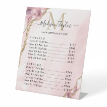 Mélange Blush Rose or Parties scintillant Agate Ma