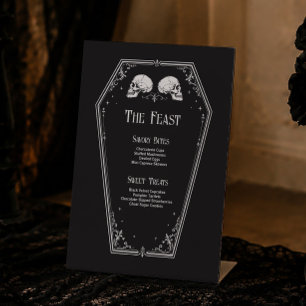 Signe De Table Menu de Baby Shower Mariage Halloween