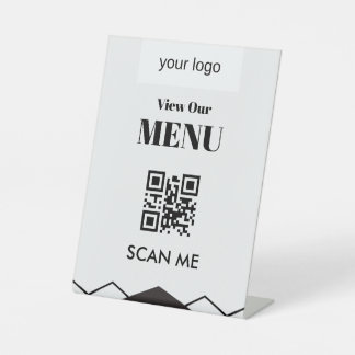 Signe De Table Menu QR