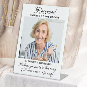 Signe De Table Mère De Groom Photo Mariage Du Mémorial Du Ciel