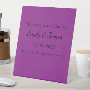 Signe De Table Modèle de pancarte pour une baby shower rentable