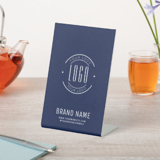 Signe De Table Modern custom company logo business branded