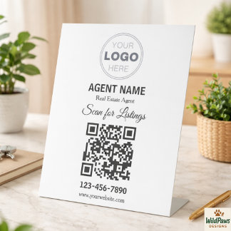 Signe De Table Modern Minimalist Real Estate Listing Scan