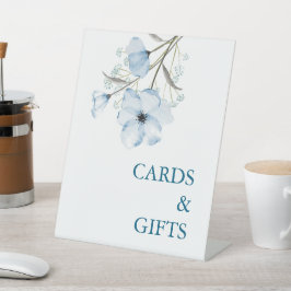Signe De Table Moderne Elegant Chic Dusty Mariage bleu