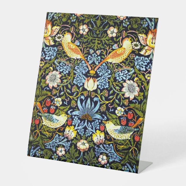 Signe De Table Morris - Strawberry Thief, (Recto)