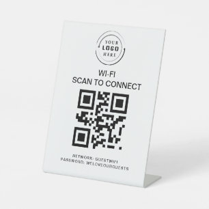 Signe De Table Mot de passe Wifi Analyse du code QR pour se con