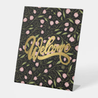 Motif répétitif fleur/tulipe mignonne, bienvenue