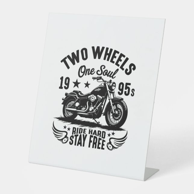 Signe De Table Moto Vintage 1995 (Recto)
