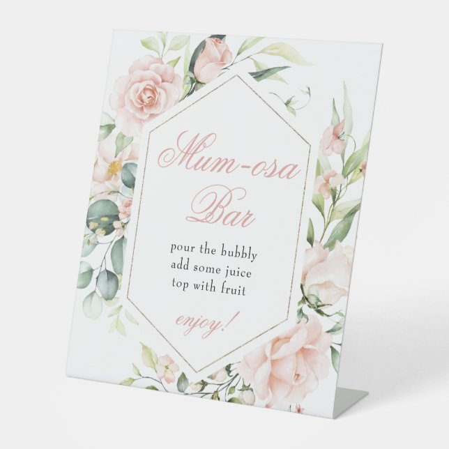 Signe De Table Mumosa Momosa Bar Roses Roses Roses Roses Roses Ro (Recto)