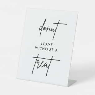 Signe De Table Ne Partez Pas Sans Traiter Mariage