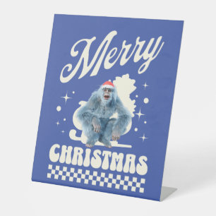 Signe De Table Noël Yéti drôle Humour de fêtes