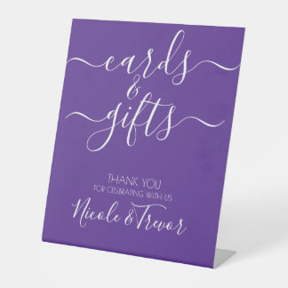 Signe De Table Noms personnalisés Cartes et Cadeaux Simples Maria