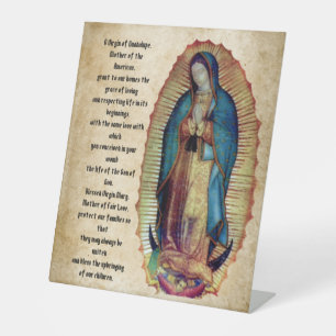 Signe De Table Notre-Dame de Guadalupe, Nuestra Señora de Guadalu