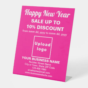 Signe De Table Nouvel an commercial Vente sur Pink Pedestal