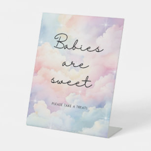 Signe De Table Nuages Ciel Bébés sont Baby showers doux