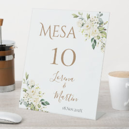 Signe De Table Numéro de table du Mariage Boho espagnol