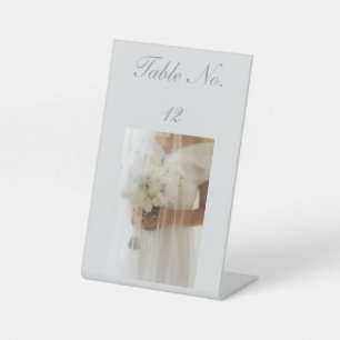 Signe De Table Numéro de table photo Romance Florale Éthérée